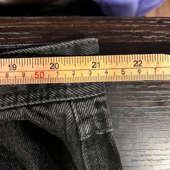 Empyre Men's Black Skater Baggy Jeans Size 40 - Picture 7 of 8